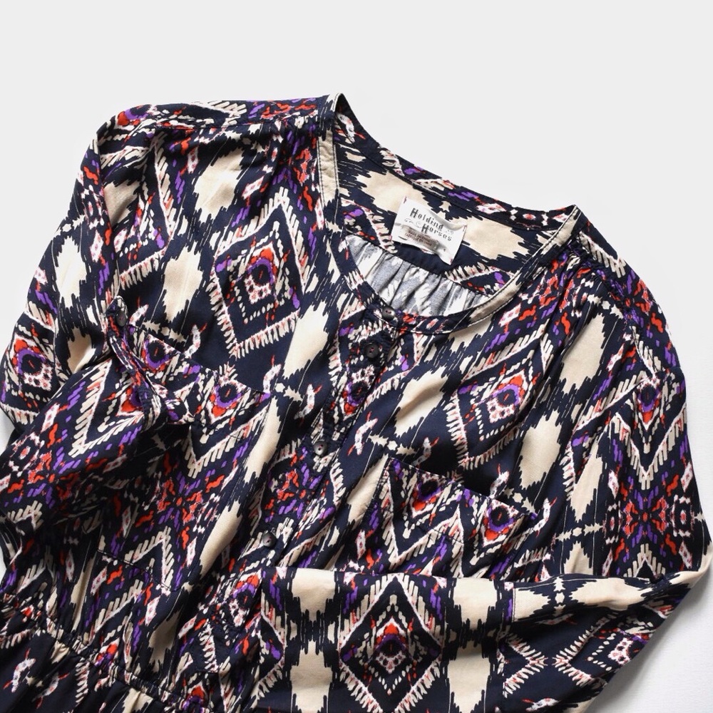 Anthropologie {Holding Horses} Mira Ikat Dress - Picture 7 of 16